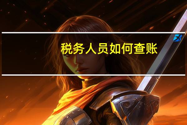 税务人员如何查账