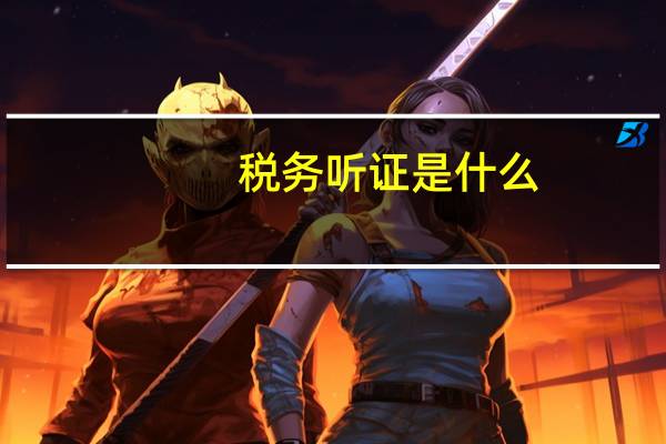 税务听证是什么