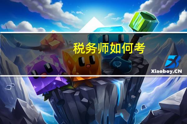 税务师如何考