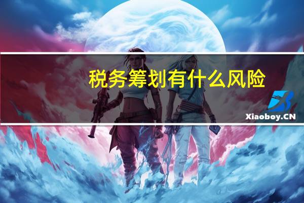 税务筹划有什么风险