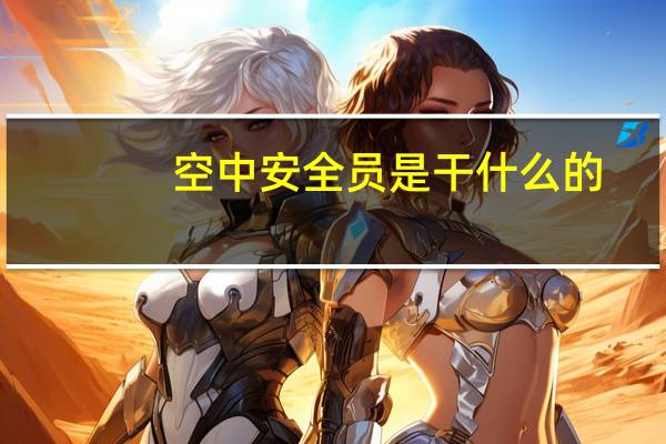 空中安全员是干什么的