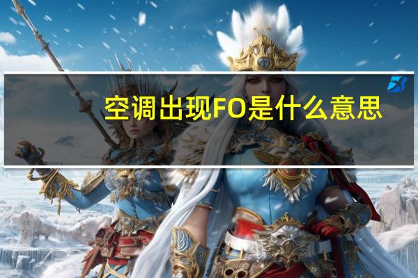空调出现FO是什么意思