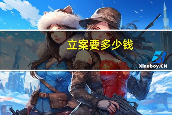 立案要多少钱