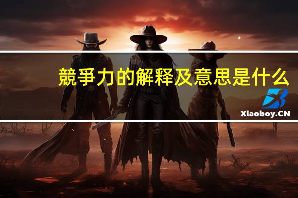 競爭力的解释及意思是什么