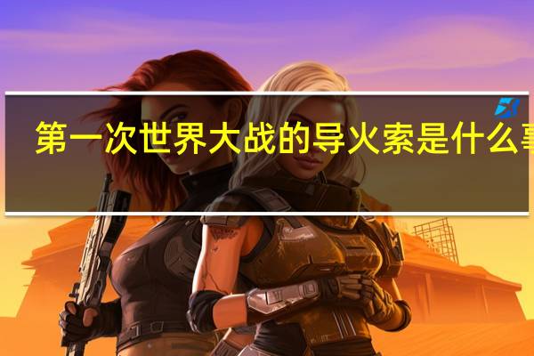第一次世界大战的导火索是什么事件