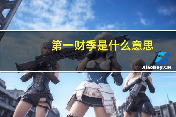 第一财季是什么意思