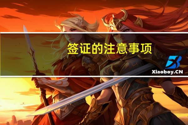 签证的注意事项(办理签证的注意事项)