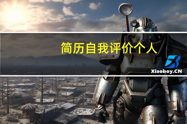 简历自我评价个人