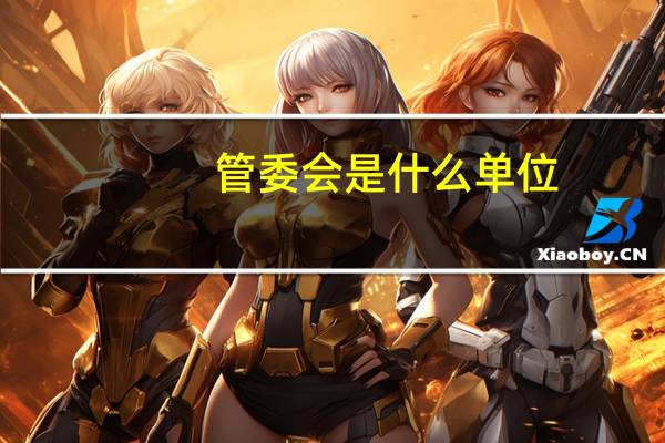 管委会是什么单位