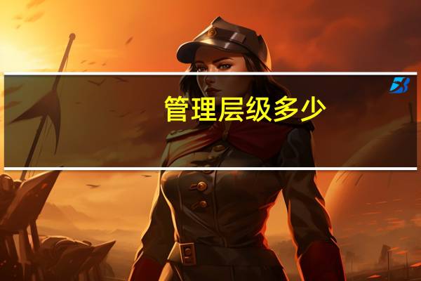管理层级多少