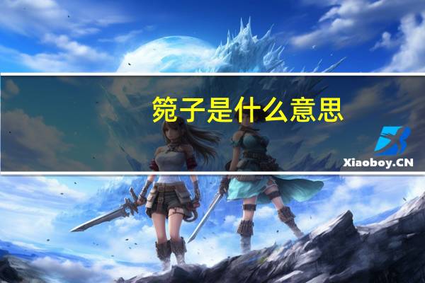 箢子是什么意思