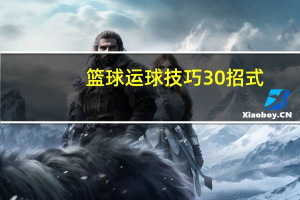 篮球运球技巧30招式