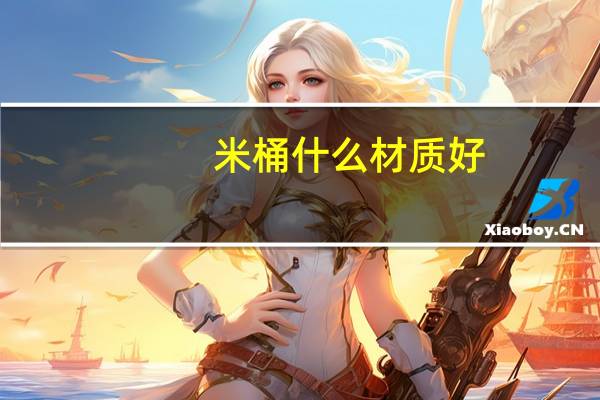米桶什么材质好