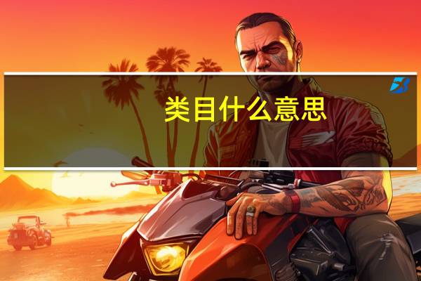 类目什么意思