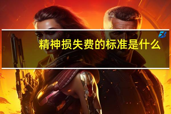精神损失费的标准是什么