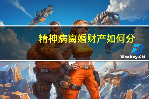 精神病离婚财产如何分
