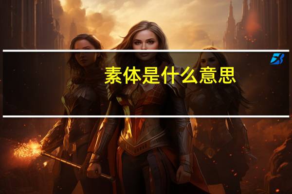 素体是什么意思