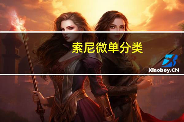 索尼微单分类