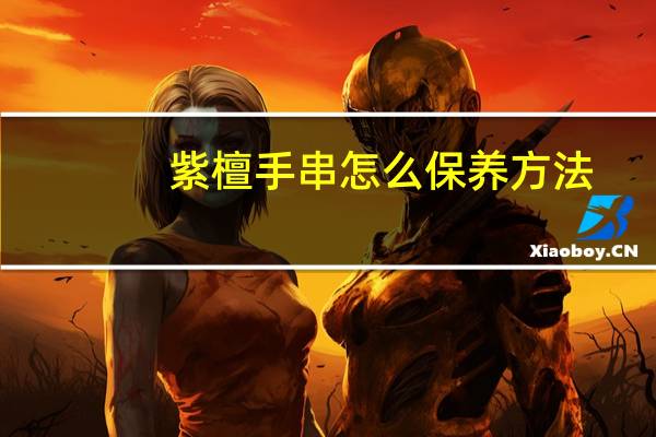 紫檀手串怎么保养方法