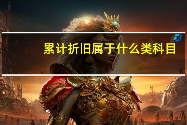 累计折旧属于什么类科目？附会计分录