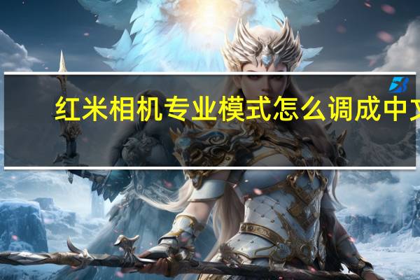 红米相机专业模式怎么调成中文