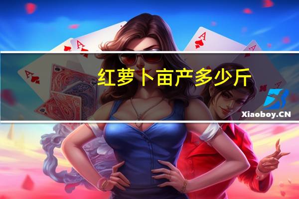 红萝卜亩产多少斤