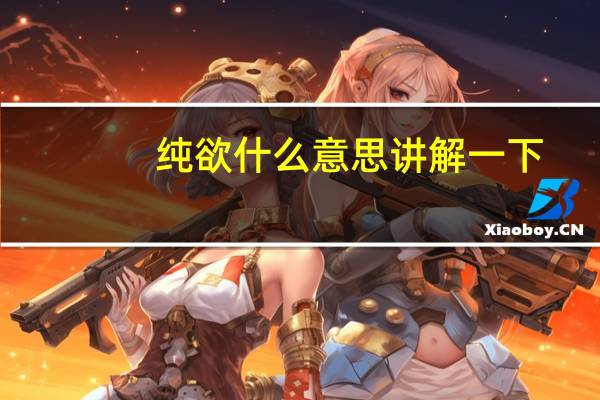 纯欲什么意思讲解一下