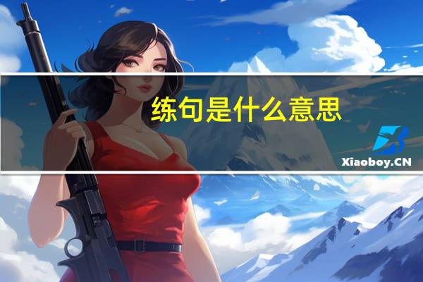 练句是什么意思