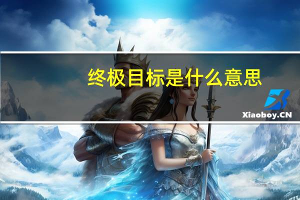 终极目标是什么意思