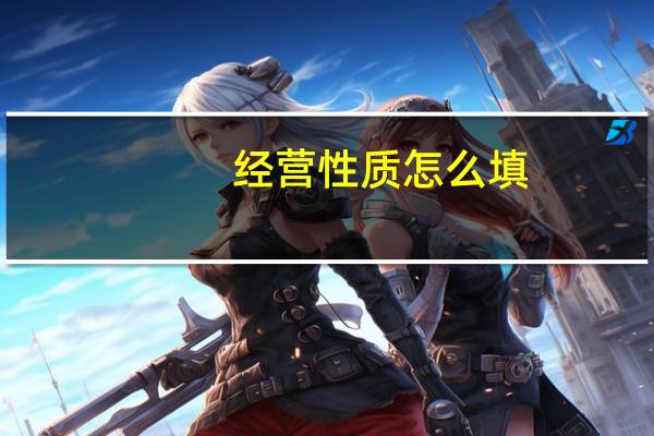 经营性质怎么填