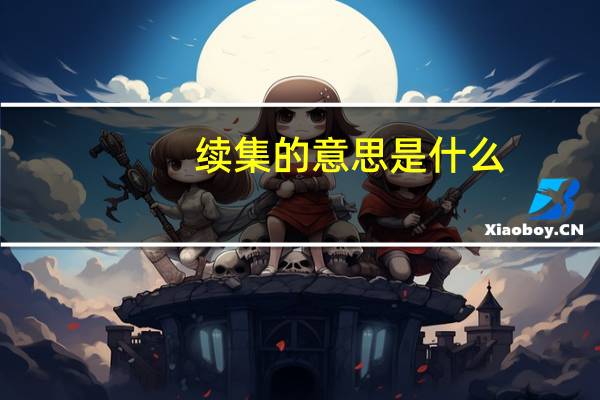 续集的意思是什么