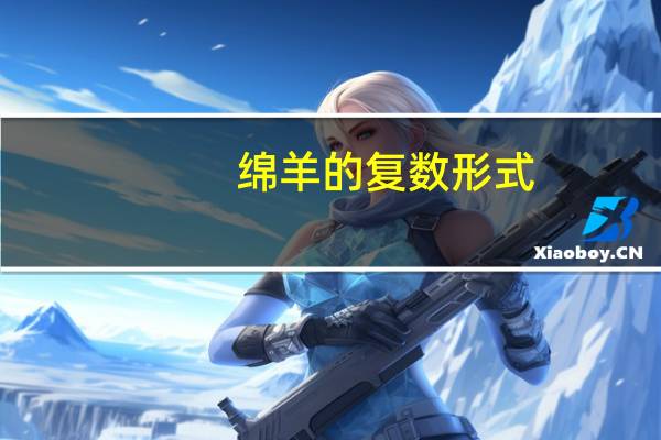 绵羊的复数形式
