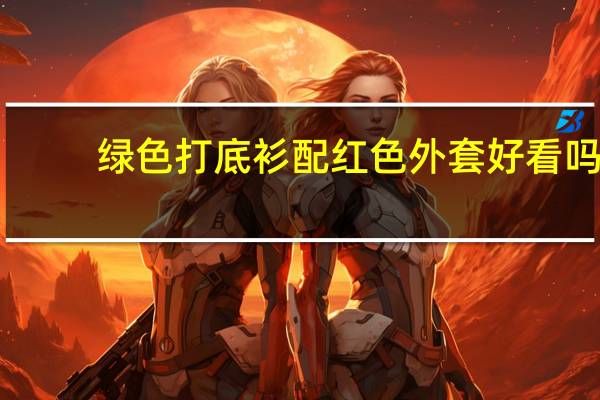 绿色打底衫配红色外套好看吗