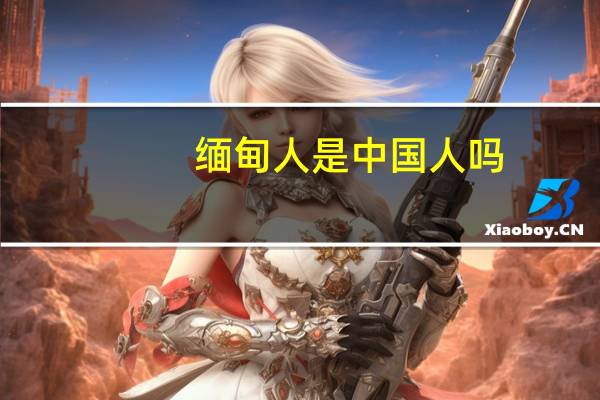 缅甸人是中国人吗