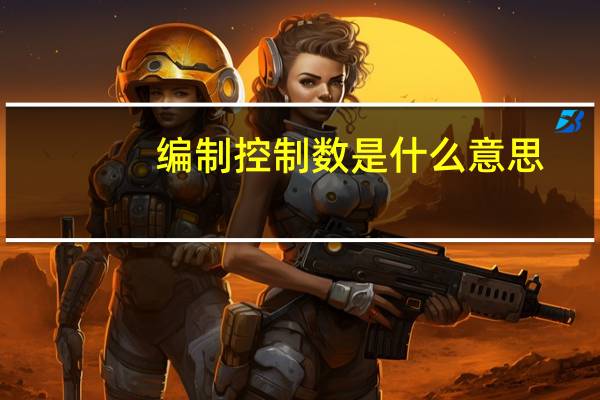 编制控制数是什么意思