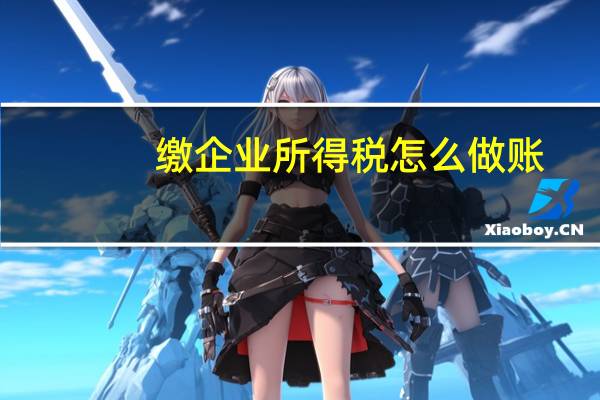缴企业所得税怎么做账