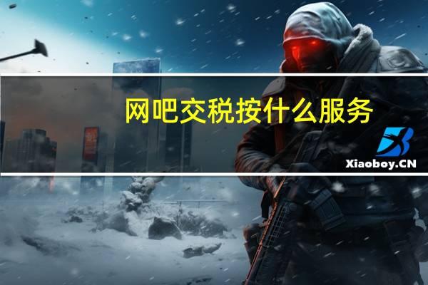 网吧交税按什么服务