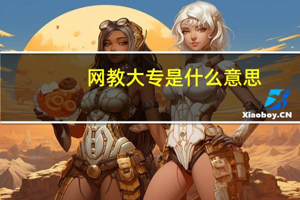 网教大专是什么意思