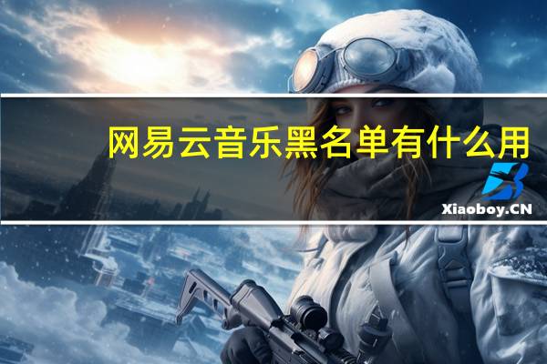 网易云音乐黑名单有什么用