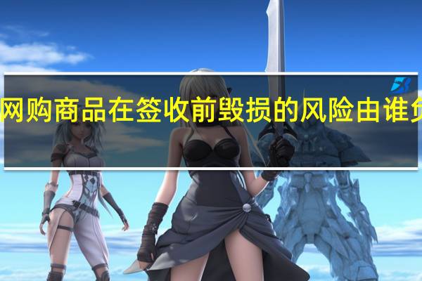 网购商品在签收前毁损的风险由谁负担呢
