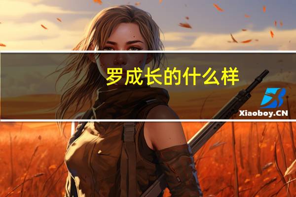 罗成长的什么样