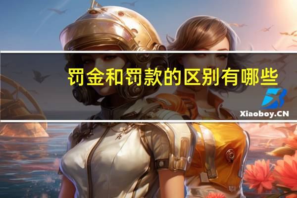 罚金和罚款的区别有哪些