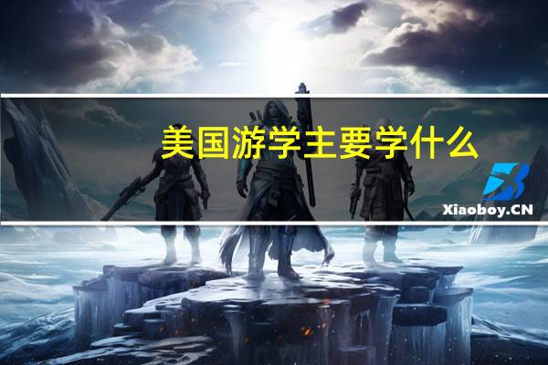 美国游学主要学什么