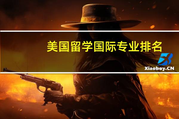 美国留学国际专业排名