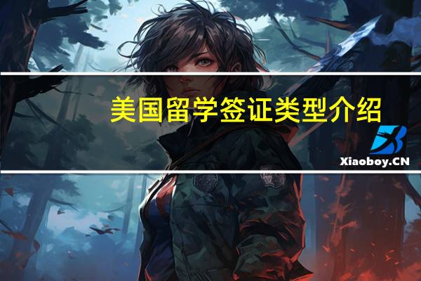 美国留学签证类型介绍