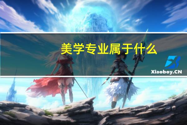 美学专业属于什么