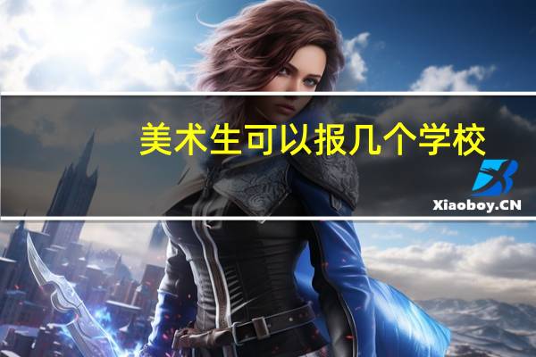 美术生可以报几个学校