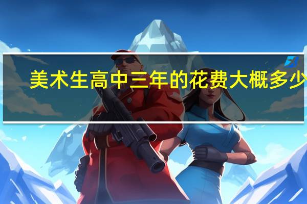 美术生高中三年的花费大概多少钱