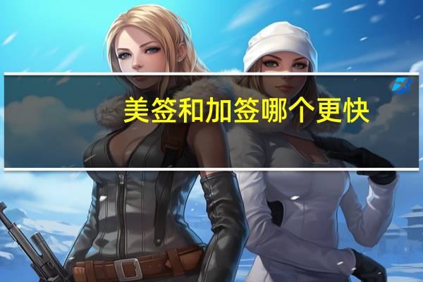 美签和加签哪个更快