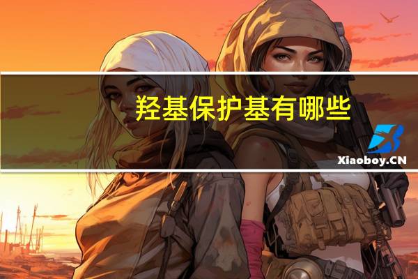 羟基保护基有哪些